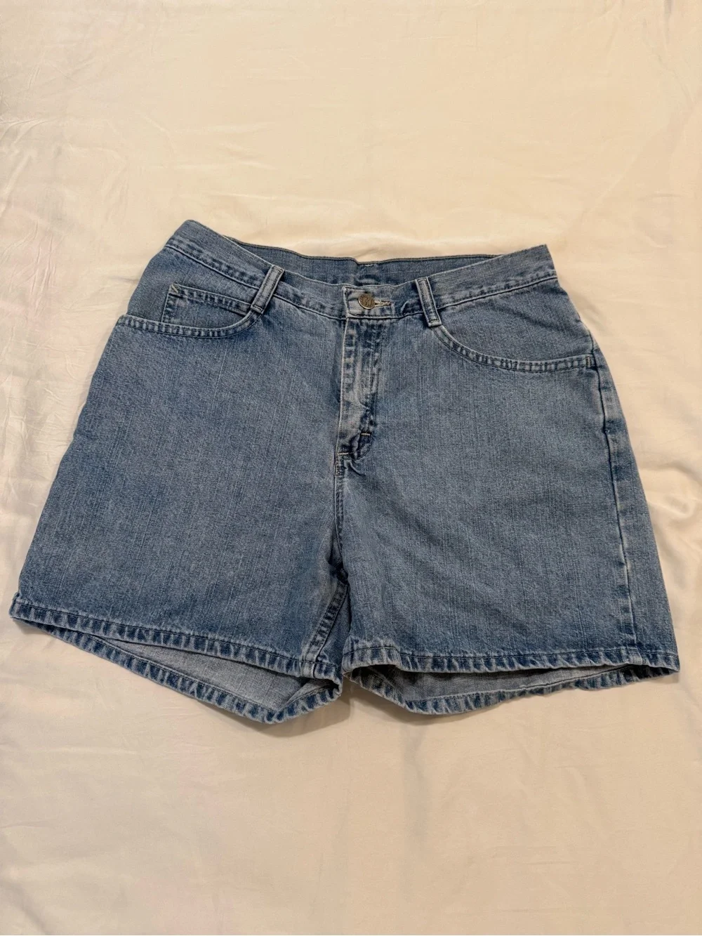 Riders by LEE Classic Denim Jorts, High-Rise Blue Denim Shorts